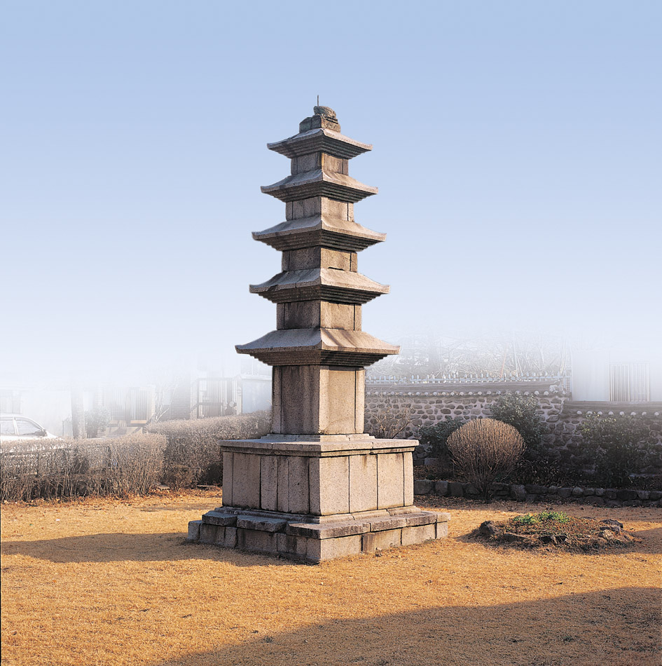 광주 지산동 오층석탑